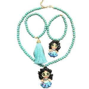 Encanto Bracelet Necklace Jewelry Set